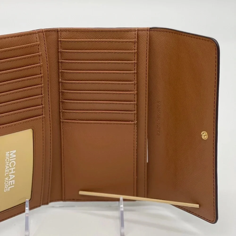 Michael Kors JST LG Trifold Vanilla Wallet